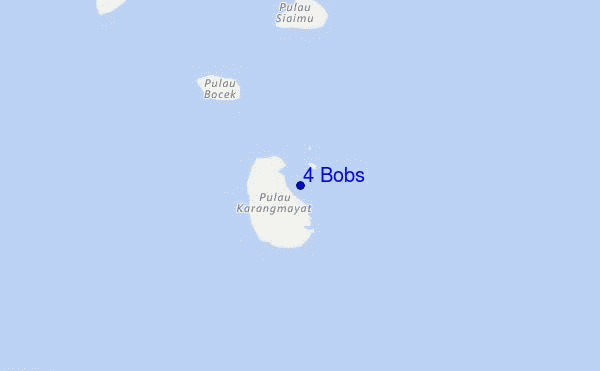 mapa de ubicación de 4 Bobs