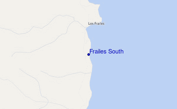 mapa de ubicación de Frailes South