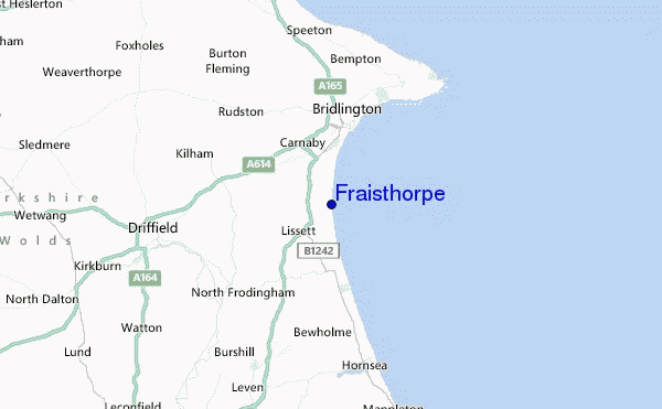 Fraisthorpe Location Map