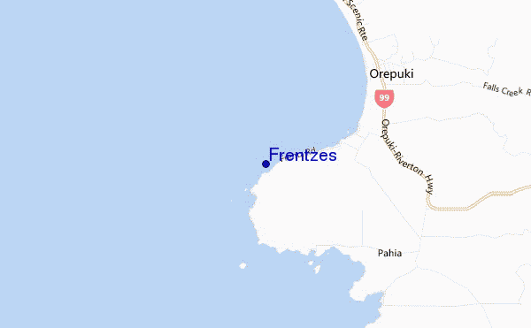 mapa de ubicación de Frentzes