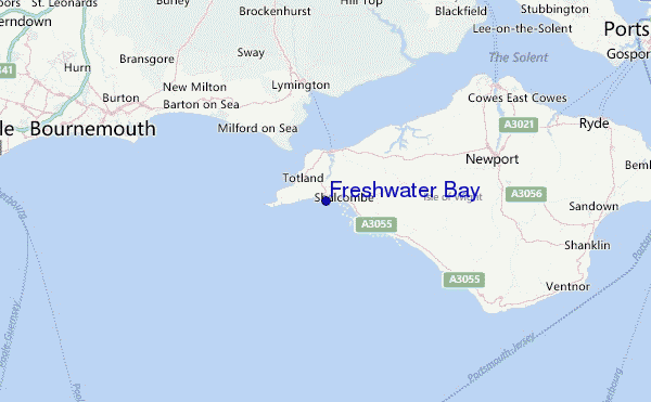 Freshwater Bay Location Map