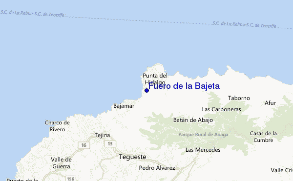 mapa de ubicación de Fuero de la Bajeta