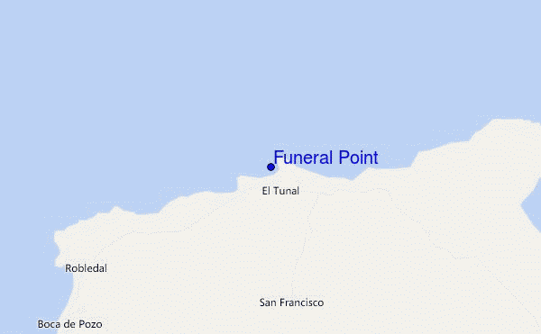 mapa de ubicación de Funeral Point