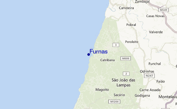 mapa de ubicación de Furnas