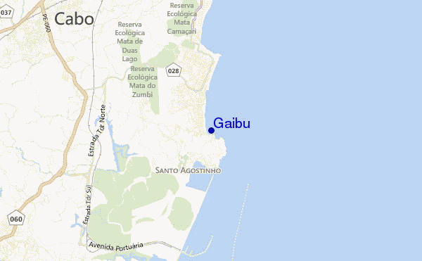 mapa de ubicación de Gaibu