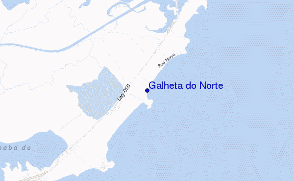 mapa de ubicación de Galheta do Norte