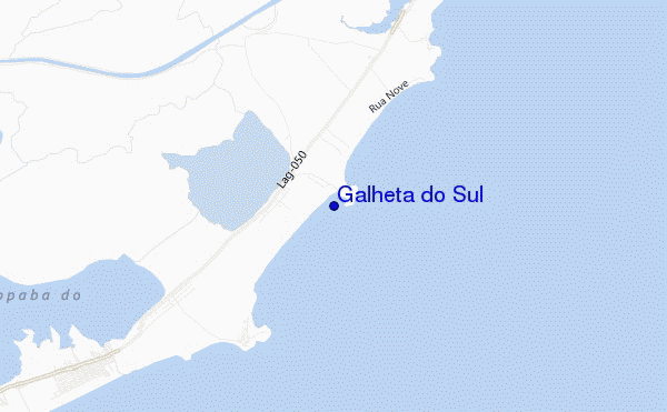 mapa de ubicación de Galheta do Sul