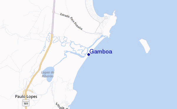 mapa de ubicación de Gamboa