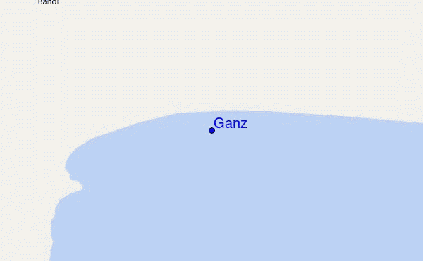 mapa de ubicación de Ganz