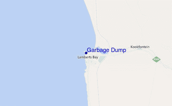 mapa de ubicación de Garbage Dump