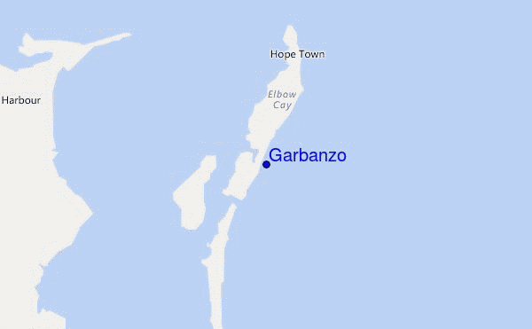 mapa de ubicación de Garbanzo