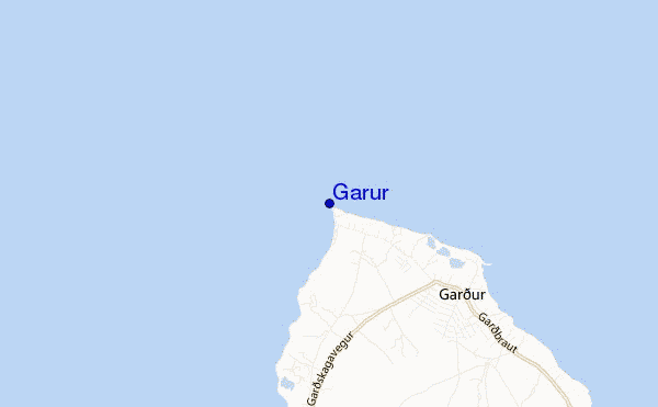 mapa de ubicación de Garur