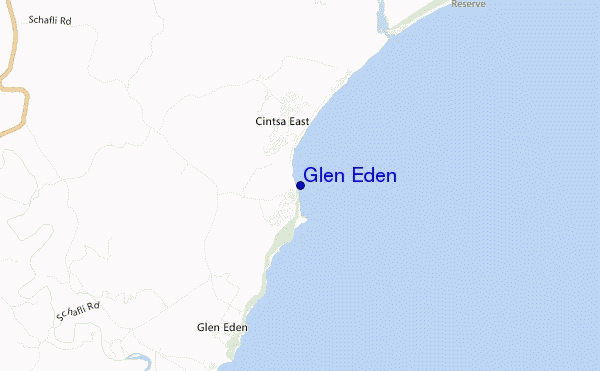 mapa de ubicación de Glen Eden