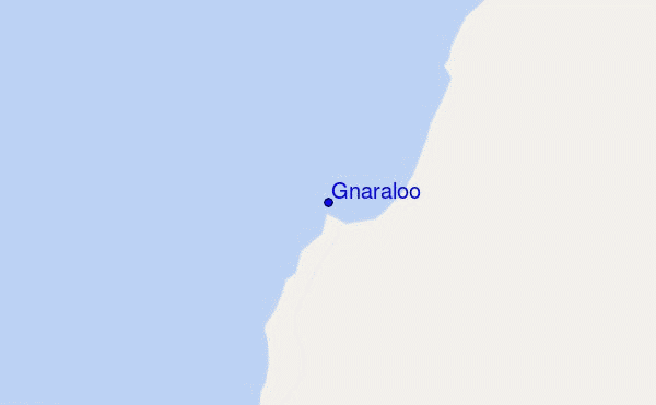 mapa de ubicación de Gnaraloo