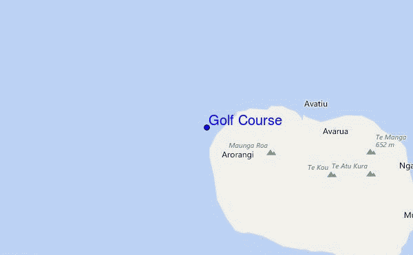 mapa de ubicación de Golf Course