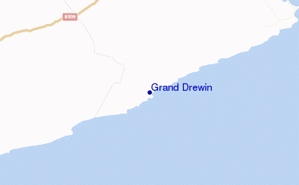 mapa de ubicación de Grand Drewin
