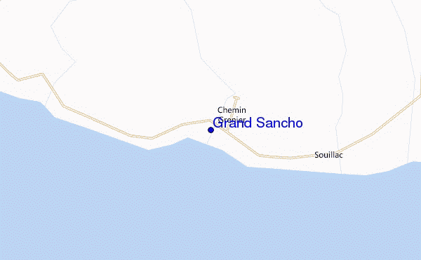 mapa de ubicación de Grand Sancho