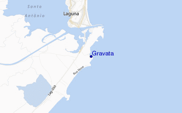 mapa de ubicación de Gravata