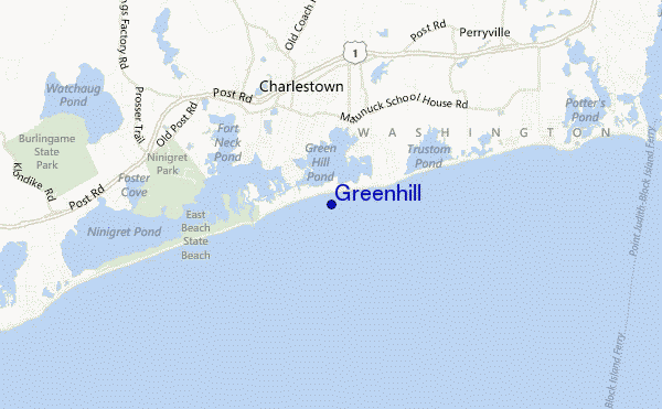 mapa de ubicación de Greenhill