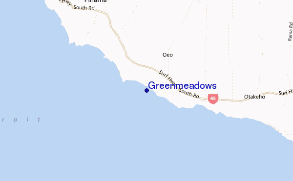 mapa de ubicación de Greenmeadows