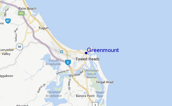 mapa de ubicación de Greenmount