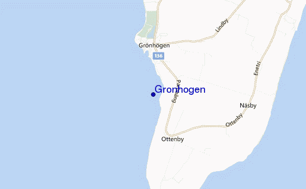 mapa de ubicación de Gronhogen