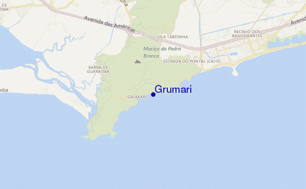 mapa de ubicación de Grumari