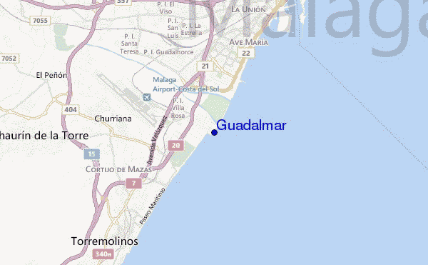 mapa de ubicación de Guadalmar