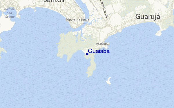 mapa de ubicación de Guaiaba