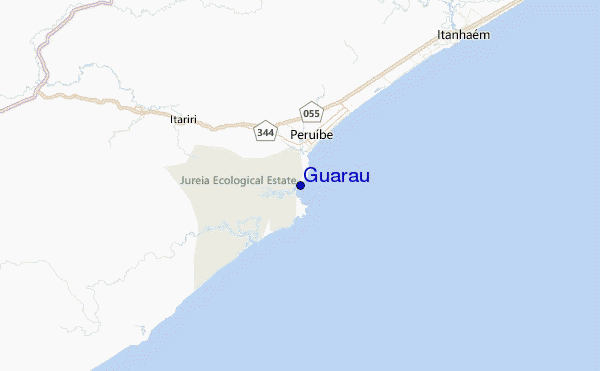 Guarau Location Map