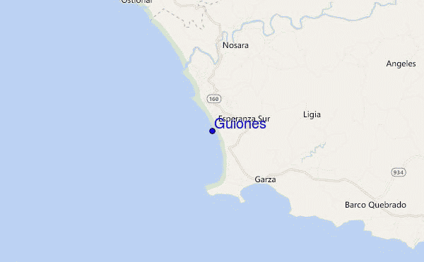 mapa de ubicación de Guiones