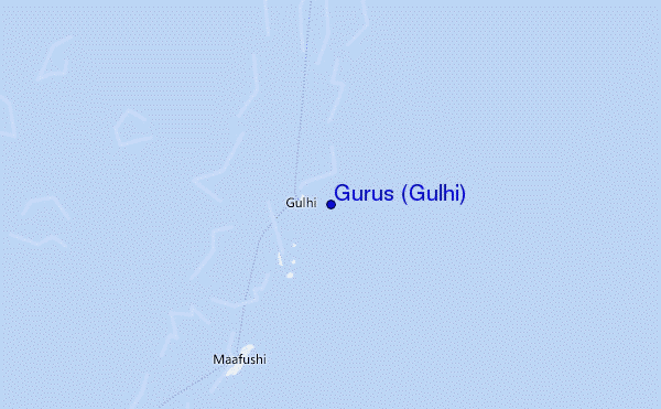 mapa de ubicación de Gurus (Gulhi)