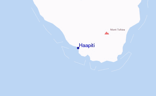 mapa de ubicación de Haapiti