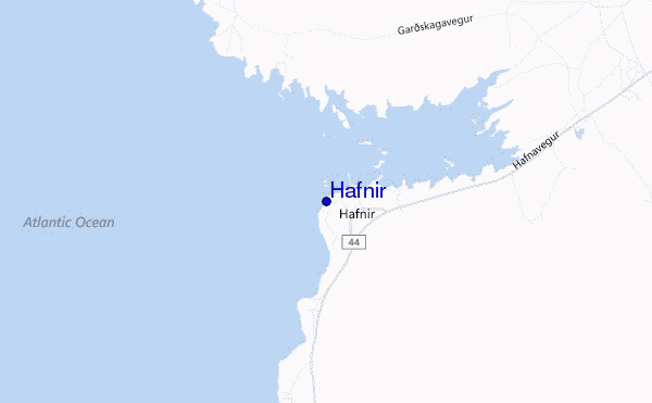 mapa de ubicación de Hafnir