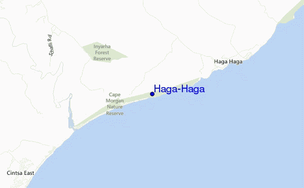 mapa de ubicación de Haga-Haga