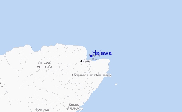 mapa de ubicación de Halawa