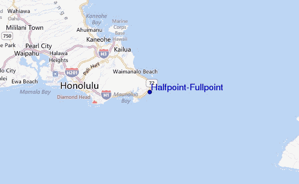 Halfpoint/Fullpoint Location Map