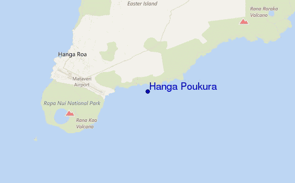 mapa de ubicación de Hanga Poukura