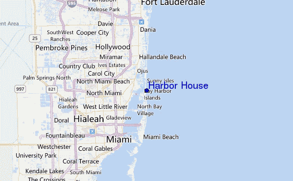 Harbor House Location Map