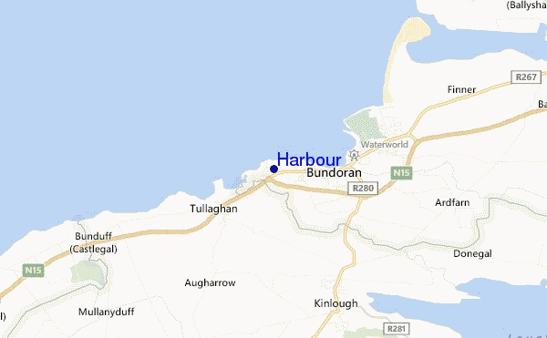 mapa de ubicación de Harbour