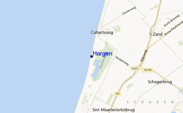 mapa de ubicación de Hargen