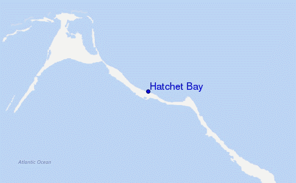 Hatchet Bay Location Map