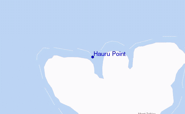 mapa de ubicación de Hauru Point