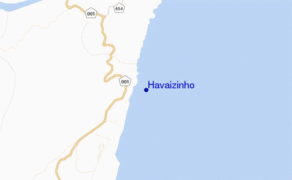 mapa de ubicación de Havaizinho