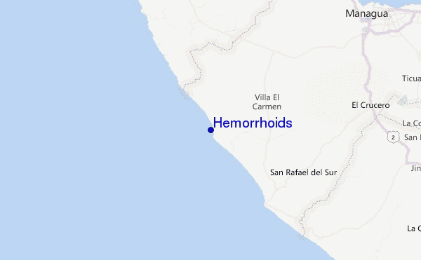 Hemorrhoids Location Map