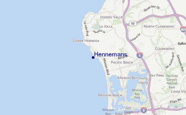 mapa de ubicación de Hennemans