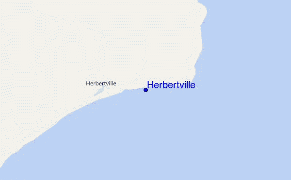 mapa de ubicación de Herbertville