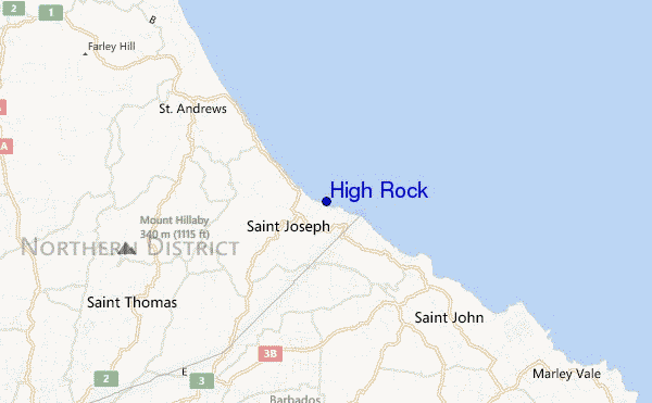 mapa de ubicación de High Rock