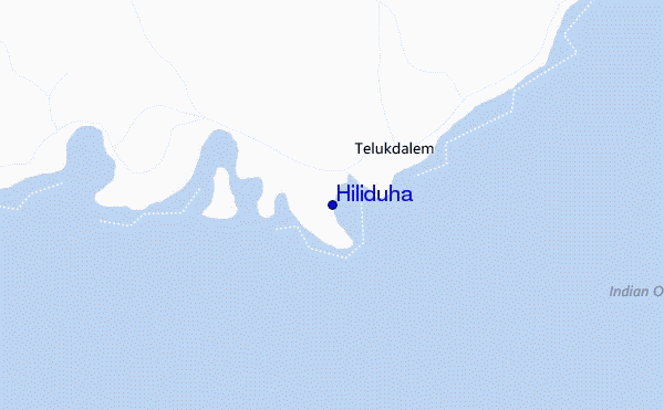 mapa de ubicación de Hiliduha
