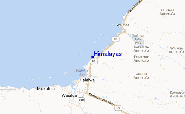 mapa de ubicación de Himalayas